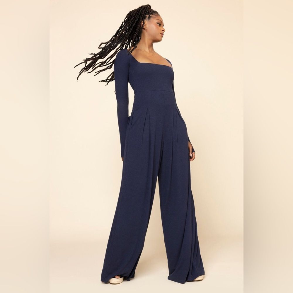 Popflex Go With The Flow Long Sleeve Jumpsuit